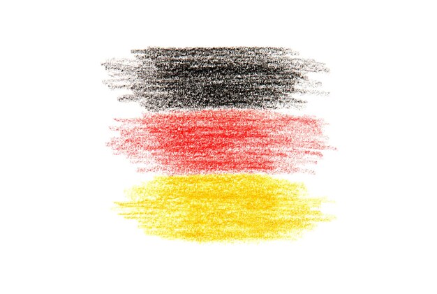 Bandera de Alemania con textura antigua grunge y vintage