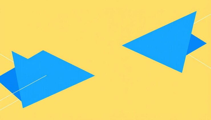 Foto una bandera amarilla y azul con la palabra virginia en ella