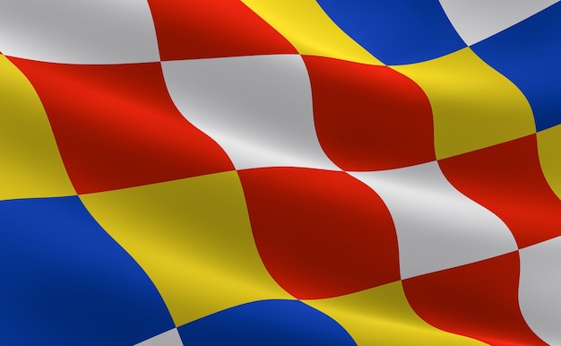Bandera de Amberes Provincia de Bélgica