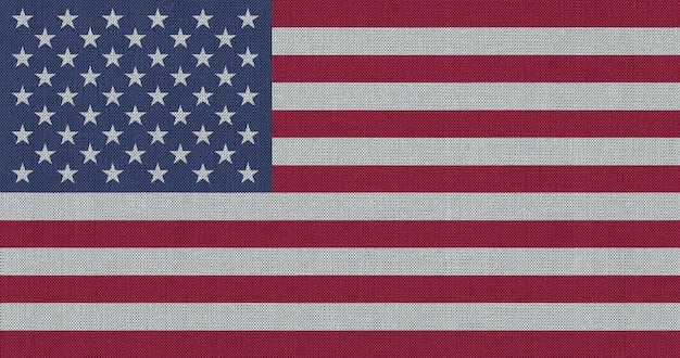 Bandera americana de los Estados Unidos de América