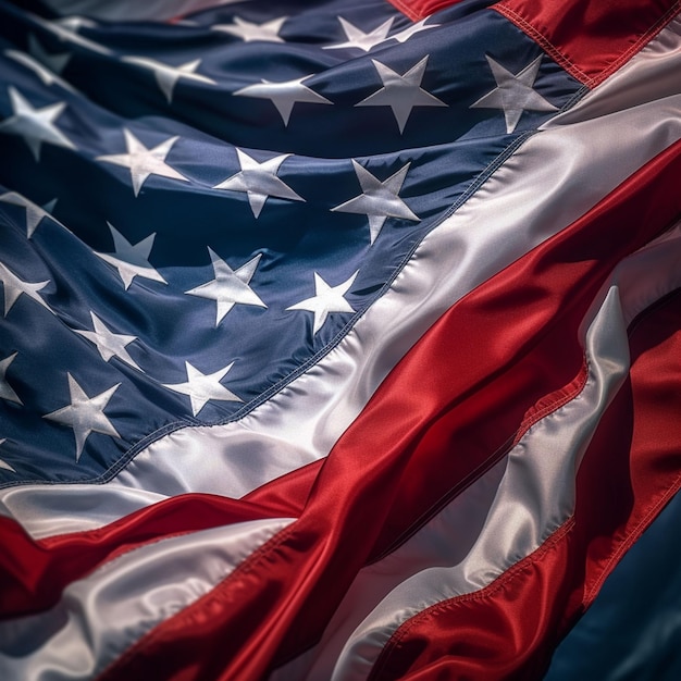 bandera americana de los estados unidos de américa