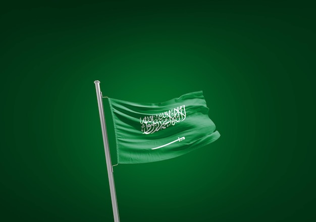 Foto bandera de arabia saudita