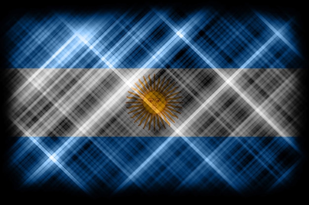 Foto bandera de argentina, bandera nacional, fondo de bandera moderna