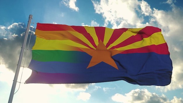 Bandera de Arizona y LGBT