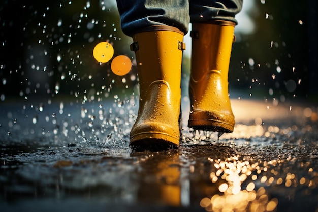 Bandera de Australia: bandera de Australia en el fondo de gotas de agua, bandera con gotas de lluvia salpicadas en el vidrio.