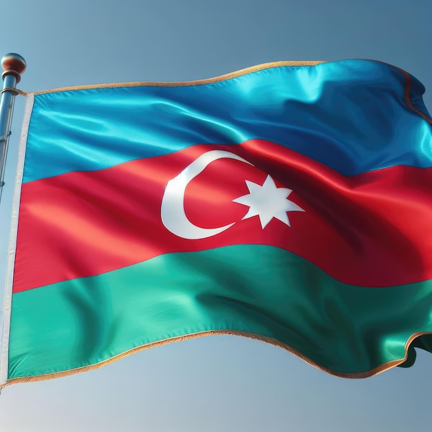Foto bandera de azerbaiyán día de la independencia 8 de noviembre día de la victoria día de la constitución