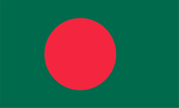 Bandera de Bangladesh de Bangladesh