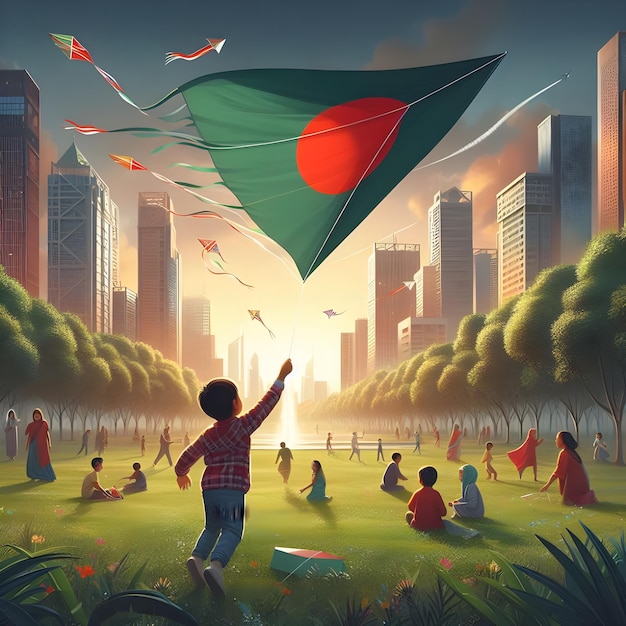 La bandera de Bangladesh