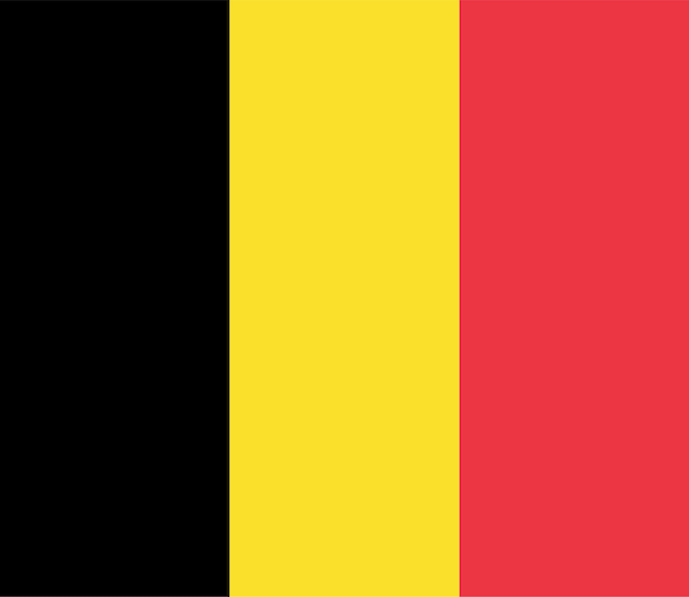 Bandera belga de Bélgica