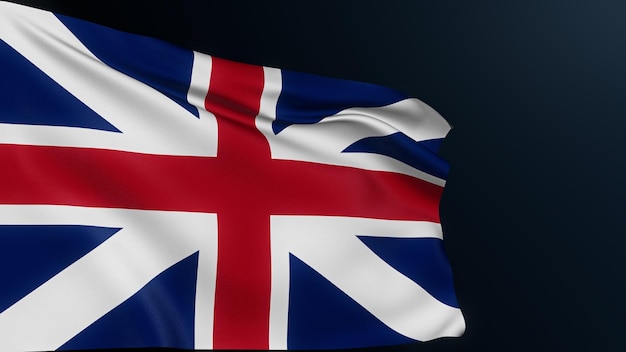 Bandera británica gran bretaña union jack londres signo