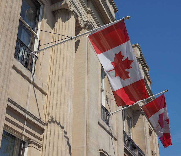 Bandera canadiense de Canadá