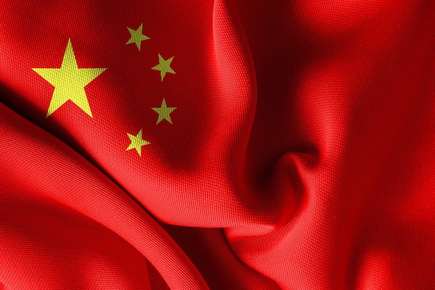 La bandera de China es un símbolo de la independencia nacional.