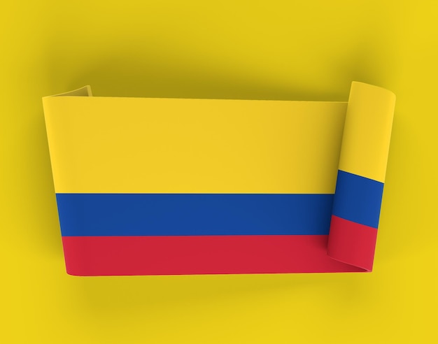 Bandera de la cinta de Colombia