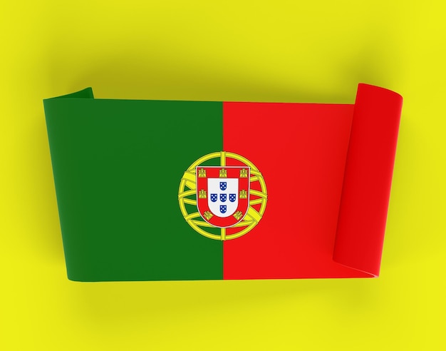 Bandera de la cinta de Portugal