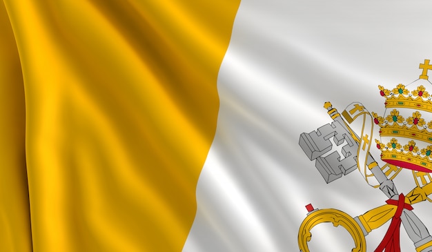 Bandera de la Ciudad del Vaticano