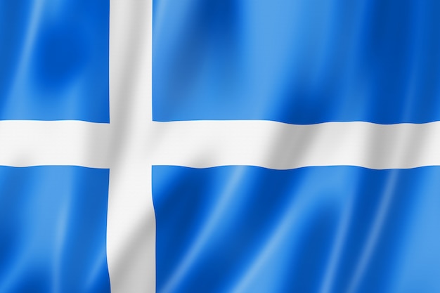 Bandera del condado de Shetland, Reino Unido