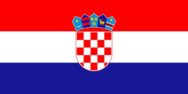 Bandera de Croacia Bandera Nación