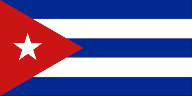 Bandera cubana de Cuba