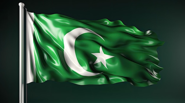 Bandera del Día de la Independencia de Pakistán