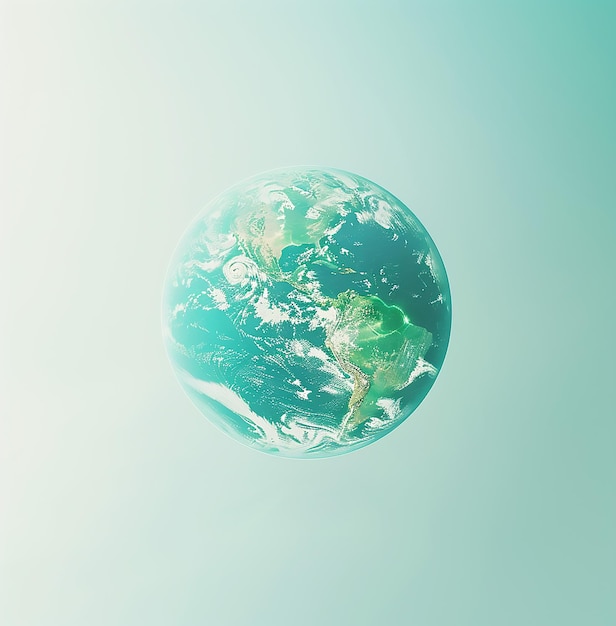 bandera del día de la madre tierra con árbol y fondo azul descarga vectorial gratuita en el estilo