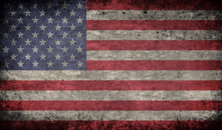 Bandera de Estados Unidos grunge
