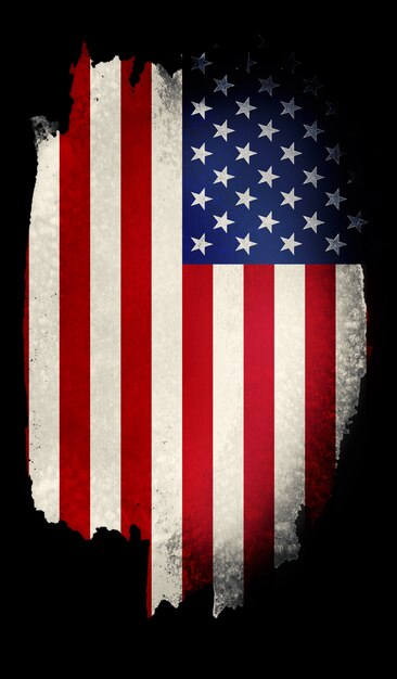 Bandera de Estados Unidos grunge