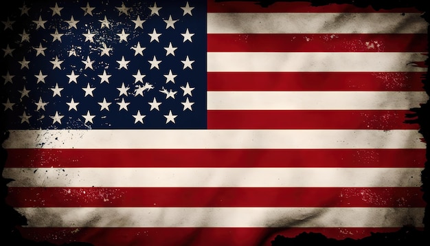 Una bandera de Estados Unidos