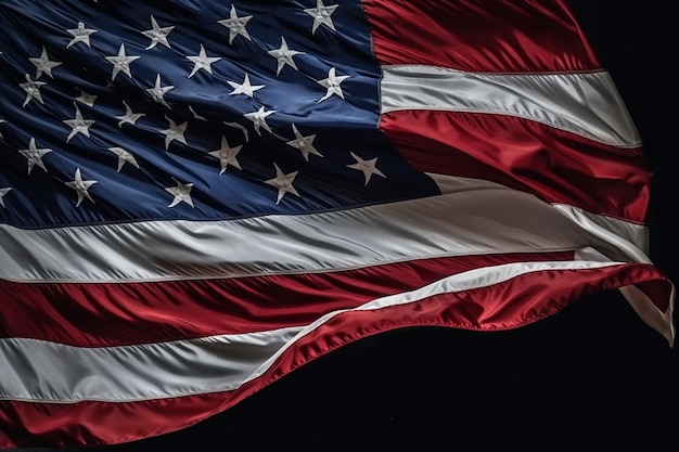 Una bandera de los Estados Unidos