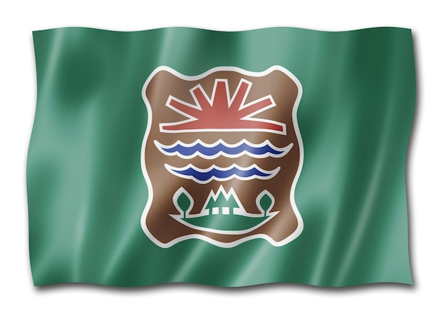 Bandera étnica del pueblo Abenaki América del Norte