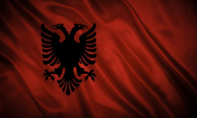 Bandera de fondo de Albania