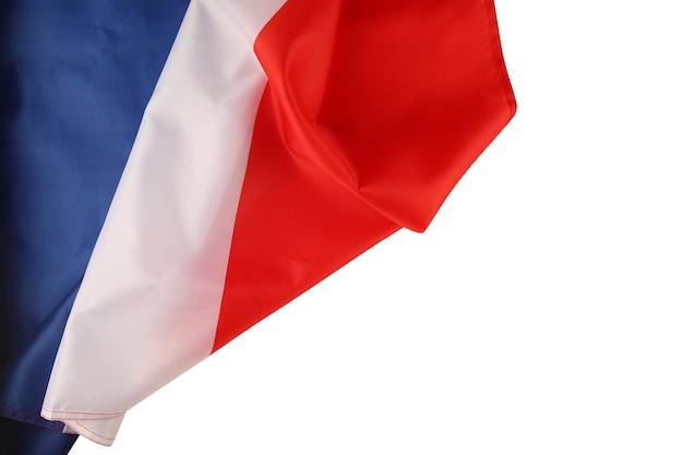 Bandera de Francia y lugar para el espacio de copia de texto