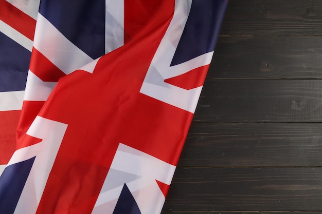 Bandera de Gran Bretaña lugar para espacio de texto