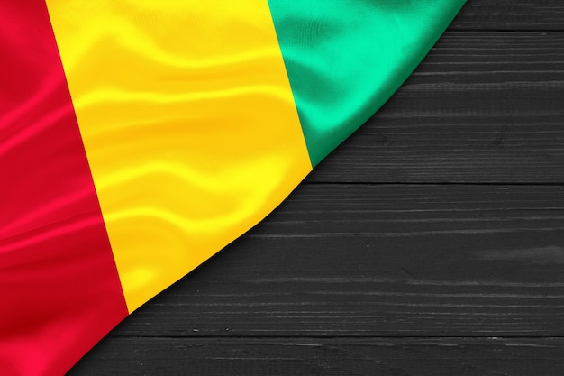 Bandera de Guinea copia espacio