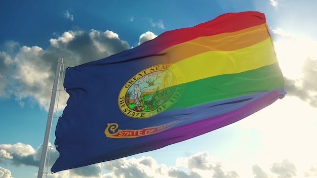 Bandera de Idaho y LGBT