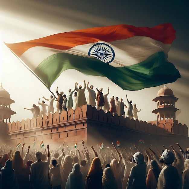 La bandera de la India