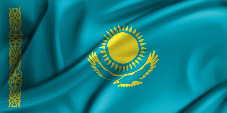 Bandera de Kazajstán