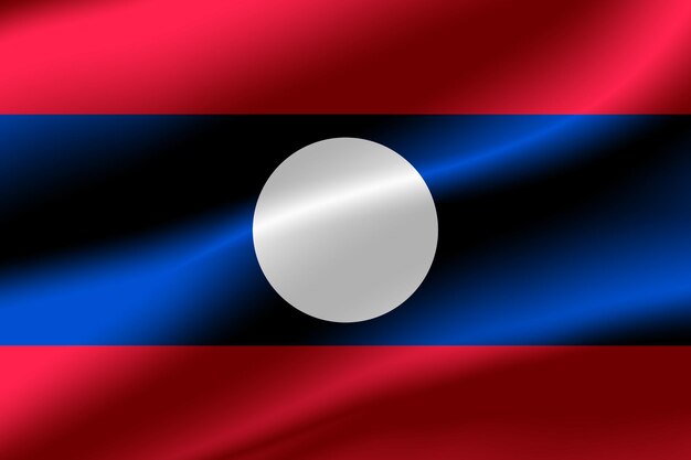 Bandera de Laos como fondo.