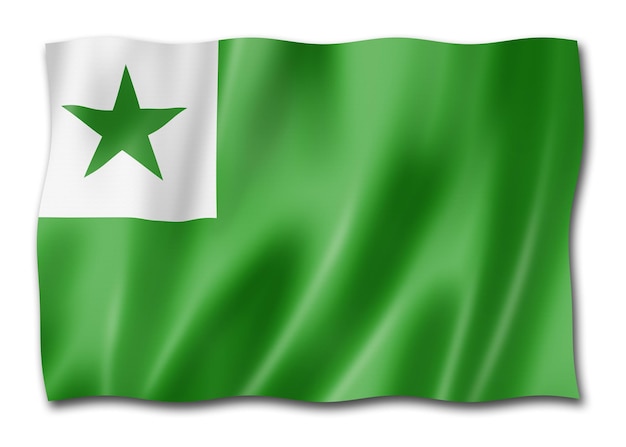 bandera de la lengua esperanto