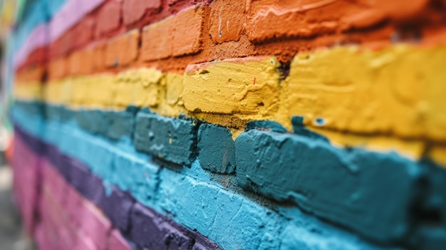 Foto bandera lgbt libertad del amor y la diversidad