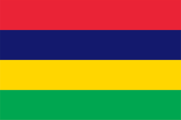 Bandera de Mauricio de Mauricio