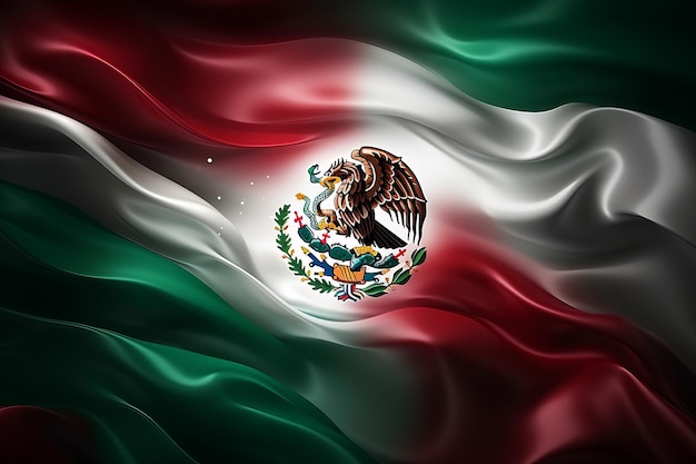 Bandera mexicana generada por AI