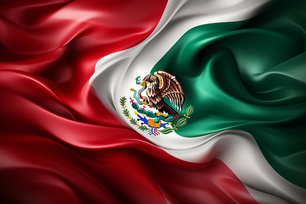 Bandera mexicana generada por AI