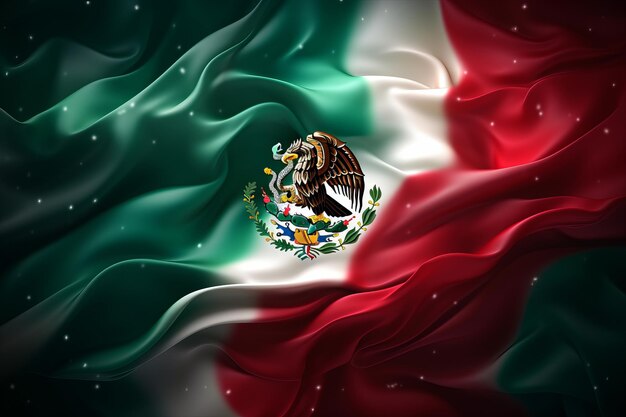 Bandera mexicana generada por AI