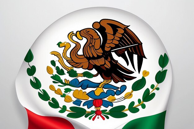 Foto bandera mexicana