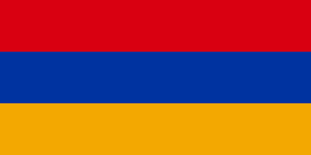 Bandera de la nación de la bandera de Armenia