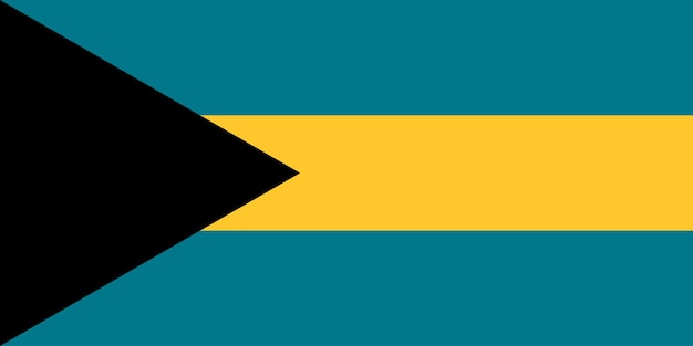 bandera de la nación de la bandera de las Bahamas