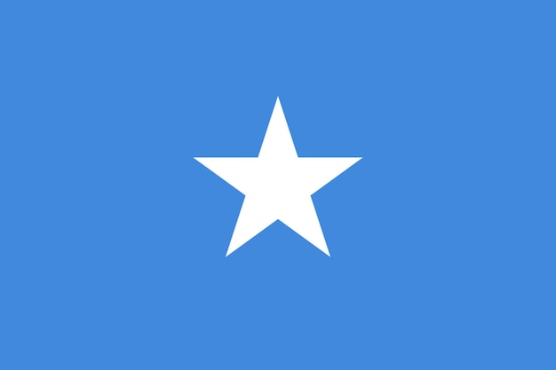 Foto bandera de la nación de la bandera de somalia