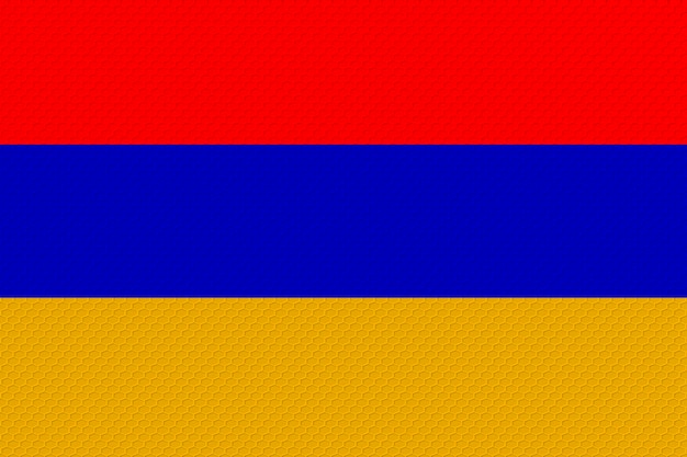 Foto bandera nacional de armenia fondo con bandera de armenia