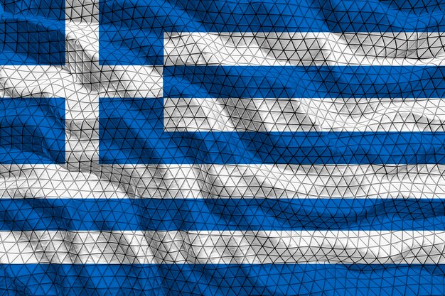 Bandera nacional de Grecia Fondo con bandera de Grecia