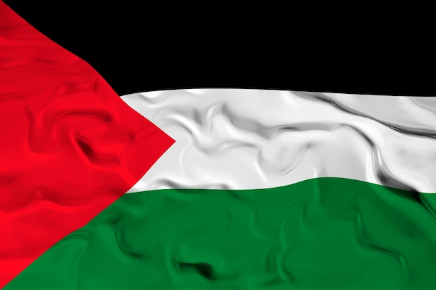 Bandera nacional de Palestina El fondo con la bandera de Palestina